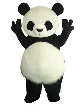 Toptan Yeni Sürüm Çin Dev Panda Maskot Kostüm Noel cosplay Maskot Kostüm Ücretsiz Kargo