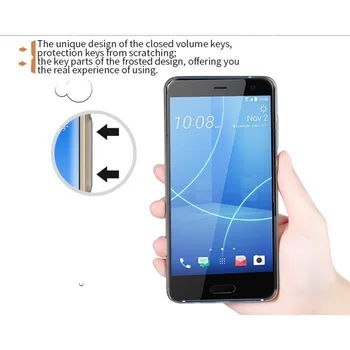 HTC U11 yaşam için Ultra İnce Yumuşak Şeffaf Açık PDA kılıfı