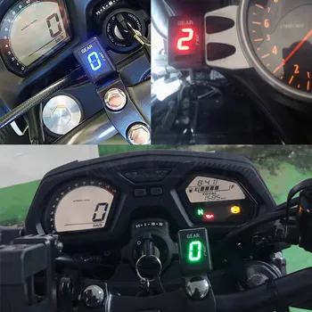 Honda CB600F CB 600 ° F motosiklet LCD Elektronik 1-6 Seviye Vites Göstergesi Moto Dijital Dişli Metre 2003 2004 2005 2006 Hornet