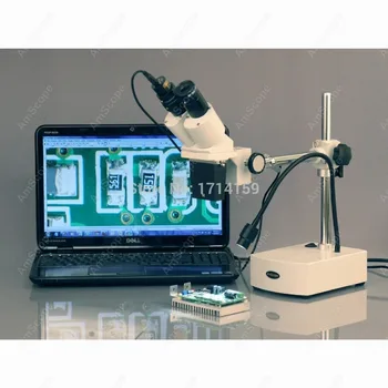 AmScope 10X-20X Bükülebilir Işık ile Dürbün Stereo Mikroskop Boom Kolu LED Malzemeleri