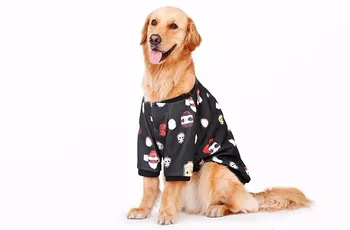 1 adet büyük köpek büyük köpek moda sonbahar kış 3XL pet giyim giyim ve kostüm palto 7XL ceket elbise baskılı