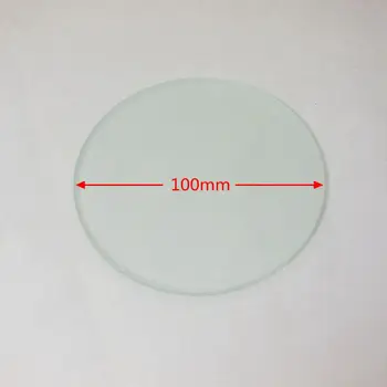 100mm Stereo Mikroskop çalışma aşamasında Optik Cam için cam plaka buzlu