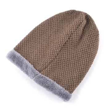 Erkek şapka kış skullies logo erkekler için şapka yün şapka artı kadife hip hop cap gorro kalın bonnet bere örme kar tanesi touca