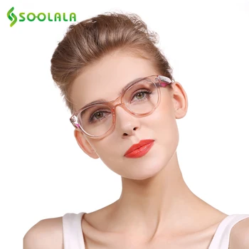 SOOLALA TR90 Okuma Gözlükleri Kadınlar Erkekler Açık Çerçeve Anti-Radyasyon Bilgisayar Cam büyük Boy 0.5-4.0 Presbit Okuma Gözlüğü
