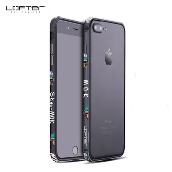 Ultra İnce Metal Bumper iPhone 7 Plus Street Tarzı Alüminyum Çerçeve Darbeye dayanıklı Telefon Durumda Kapağı Bu Capinha Koruyucu