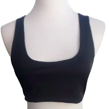 Kadın Tank Top blusa feminina 2017 Seksi Siyah Fitness Streç Egzersiz Dikişsiz Sütyen Kadın Üstleri kırpılmış feminino Dropshipping