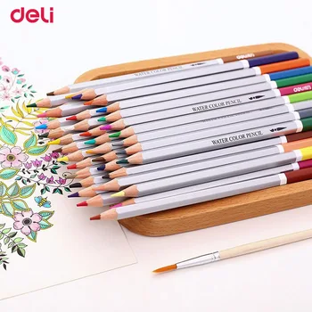 Öğrenci kalem kutusu renkli suluboya kalem öğrenci malzemeleri resim ile şarküteri 36 renk paketi su renkli kalem resim