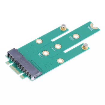 MSATA Mini PCI için NGFF M. 2 B Anahtar-E SATA 3.0 SSD Sabit Sürücü Dönüştürücü Kart Desteği B Modu Yuvası mSATA Erkek Adaptör Kartı