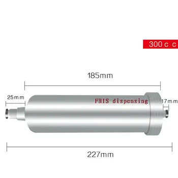 Dağıtım şırınga 304 paslanmaz çelik yüksek basınç koniler 300CC500CC ısıtılabilir