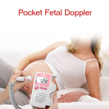 Cebinde fetal doppler,Doğum öncesi Bebeğin Kalp Hamile Kadınlar İçin İzlemek 4.5 Ekran Doppler Fetal Monitör Yendi