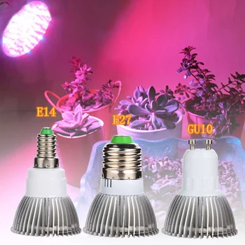 85 RAYWAY Tam spektrum-265V Büyümek ışık E27 E14 tüp ışık büyümek bitkiler + IR +UV Büyümeye LED çiçek bitki için lamba büyümek Hidroponik LED