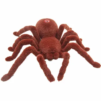 Cadılar Bayramı Uzaktan Kumanda 2 KANAL Kızılötesi Gerçekçi RC Spider Oyuncak Dekorasyon Parti Sahne aksesuarları Hediyelik elektronik oyuncak Şakası
