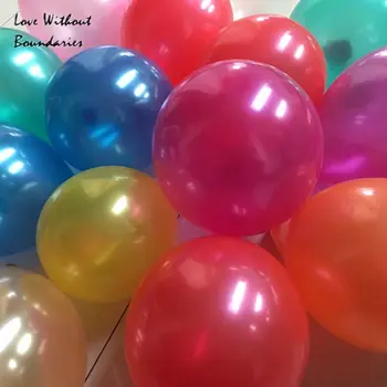 İnce Balon ağırlığı 1.2 g Hava Topları Şişme Oyuncak Düğün Dekorasyon Doğum günün kutlu olsun 100pcs Oyuncak Hediye