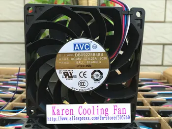 AVC 9cm DB09225B48S 48 V GÖSTERDİ kemeri isothermia rulman bilgisayar soğutma fan