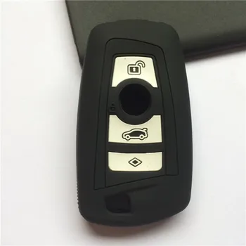 Kapak F05 BMW F10 F20 F30 Z4 X1 X4 X5 M1 M2 M3 E90 Araba Anahtarlık için silikon kauçuk Araba Anahtarı Uzaktan Anahtar kılıfı, Anahtar