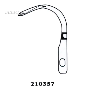 E52 için looper Uygun 210357 zincir iğne endüstriyel dikiş makinesi iğne bükme parçaları yedek parça Kavisli