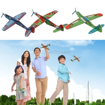 4 adet Çocuk DİY Mini Köpük Uçan Uçaklar #HC6U# Damla nakliye Eğitici Oyuncaklar Model Planör Yapımı