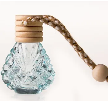 Yeni stil çiçek parfüm şişesi süsleri Araba Hava temizleyici Araba hava ferahlatıcı ajan Araba Boş parfüm şişeleri