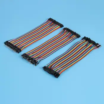 Raspberry Pi Arduino için Kadın/Erkek Ayrılabilir Kablo Dupont jumper 2,54 mm DİY kit için bir 40pin Kablo Dupont Jumper Erkek/Kadın