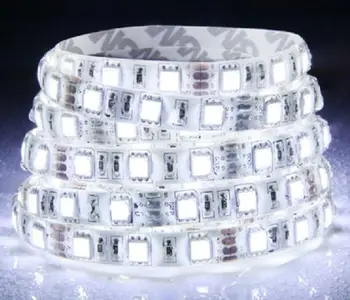 300 M Soğuk Beyaz 5050 SMD Şerit ışık esnek/m 12 V su GEÇİRMEZ 60led LED