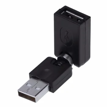 360 Derece Döner başlık USB.PC için dişi Dönüştürücü Adaptör için 0 Mini Erkek USB Dişi Adaptör / USB 2.0 erkek Masaüstü