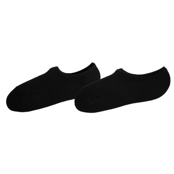 2x Spor çorap Kısa Siyah Elastik Düşük Kesim Erkek Gösteri Futbol Tekne 2 Çift Çorap