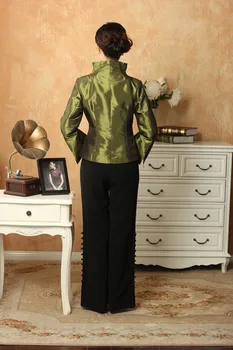 Vintage Yeni Stil Kadın Ceket Mont Kabanlar Çin geleneği Nakış Yeşil Boyutu: M,L,XL,XXL,XXXL MN032