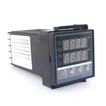 AC100-240 V PID Sıcaklık kontrol Röle Çıkışı REX-C100 Termostat Regülatör