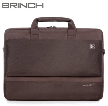 Brinch 15 15.6 İnç Naylon Dizüstü Bilgisayar Sağlam Notebook Çantası Çanta Erkekler Kadınlar için kol Messenger Omuz Kılıf Çanta