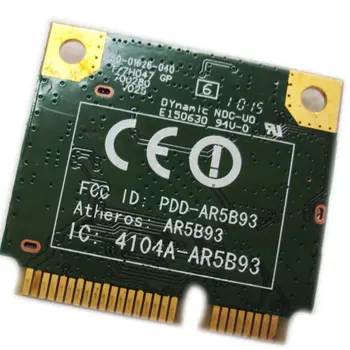 Yarım mini Atheros AR5B93 mini pcı-e kablosuz ağ kartı 802.11 n/b/g/n 150 Mbps ağ kartı WİFİ kart ar9283