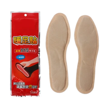 2 adet Ayak Sıcak Klasör Ayakkabı Taban Gerekli Vücut Sıcak Isı Stick Kış Yeni Çorap