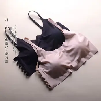 2018 Yeni moda 1 ADET genç kız Bayanlar Seksi Yastıklı Sütyen elbise yelek iç çamaşırı Üstleri