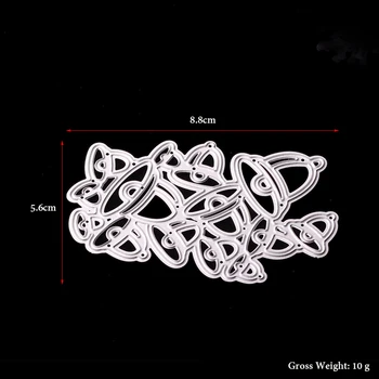 ABOOM 1 ADET Metal Karbon Çelik Çan Tasarım kalıp Kesme Fotoğraf Albümü Defteri, Klasör Gümüş Kabartma Kağıt Kalıp Ölür Kes