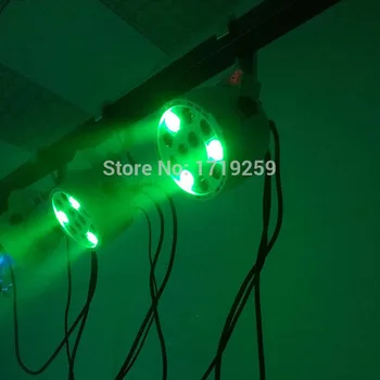 12x3W LED Par RGBW DMX512 İle Disko DJ projeksiyon makinesi Parti Dekorasyon için Sahne Işık Par Işık LED