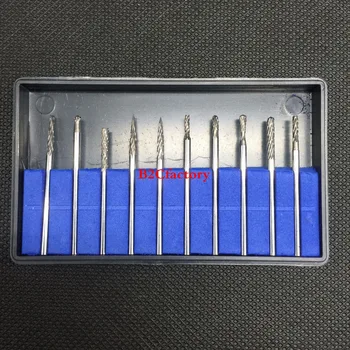 2Box/20PCS Tungsten Çelik Diş Yumakların Laboratuvar Çapak Diş Parlatma Diş Matkap