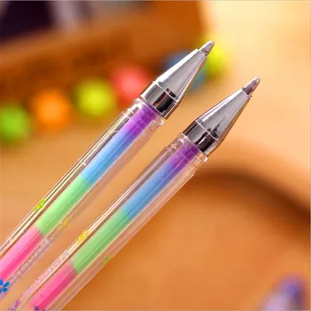 Okul için kalem rengini değiştirecek 5 adet/lot Altı kalem ofis