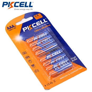 Uzaktan Kumanda İçin A4/3pack PKCELL Ultra 1.5 V AAA Alkalin Pil 3A kaynağı olarak, şarj edilebilir Kuru Pil MN2400 Birincil Pil Baterias Oyuncaklar