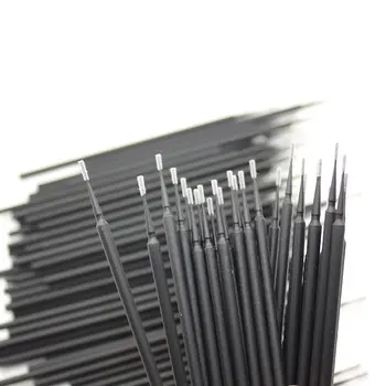 100PCS tek Kullanımlık Diş Mikro Aplikatör Fırça Siyah Boyutu 1.2 mm Ücretsiz Kargo