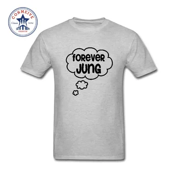 Erkekler için Komik Pamuk Sonsuza kadar Jung 2017 Çeşitli Renkler - Psikoloji Komik Pamuk T Shirt