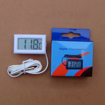 Dondurucu için sıcak -50~110 derece Buzdolabı Termometre Gıda Sıcaklık Sensörü Mutfak LCD Dijital Termometre Sıcaklığı