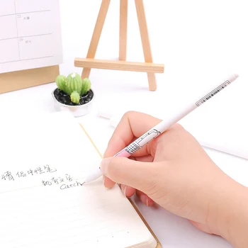 Sevimli karikatür çiftler kalem Öğrenci papelaria kalem canetas malzeme maddeleridir ofis okul malzemeleri yazma kırtasiye kalem jel
