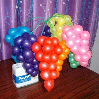 Büküm Balon Uzun Şekil Balon Lateks Balonlar İpe 100pcs Renk Düğün Doğum günü Noel Tatili Dekorasyon Çeşitli