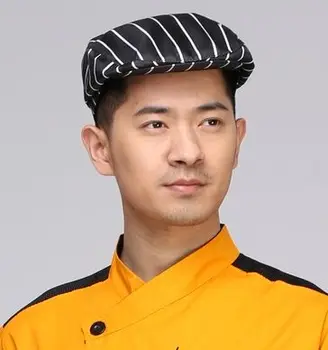 12 stilleri garson kaptan garson bere şapka şapka kısa Çinli aşçı yemek aşçı şapkası şapka şef garson aksesuarları