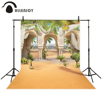 Allenjoy fotoğrafçılık zemin Fas çöl manzarası Arapça lüks düğün dağ arka plan fotoğraf stüdyosu photobooth prop