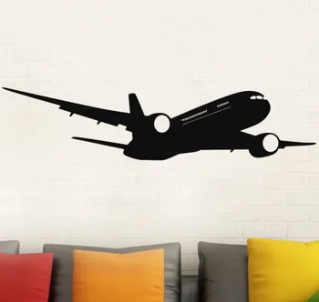 Çıkarılabilir Uçak Boeing Modern Duvar Çıkartma Çıkartmaları Ev Dekor Kalite Duvar Sticker GW-51