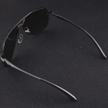Erkek Sürücü Ayna Marka Pilot Gözlüğü Moda Polaroid Lens Bahar Menteşe Metal Güneş Gözlüğü 143 Mavi Güneş Gözlüğü Polarize