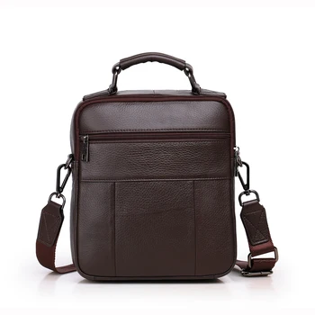 206 erkekler için sıcak satış 2017 yeni stil messenger çanta Yüksek kalite Doğal gerçek deri çanta iş rahat omuz Çantaları # -