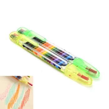 1Set en Yeni 20 Renk Boya kalemi Açılır Çocuklar çocuk Petrol Pastel Boya Keçeli Kalem Grafiti Kalem Hediye Çizim Yığıcı Kalem Kalem