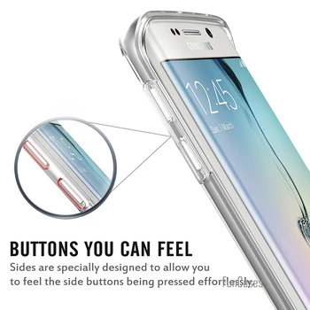 S3 S4 S5 S7 W2 W2 Ücretini Samsung için 360 Tam Yumuşak SIFIRLAMA Şeffaf kılıfı ARTI x16 modunda çalışıyor 4 5 Ön Dokunmatik Ekran ve Arka Kapak cas