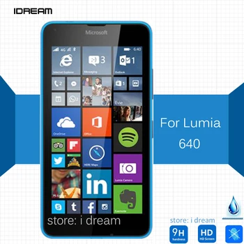 Microsoft Lumia 640 XL Çift Sım 3g Lte 640XL Cam Ekran Koruyucu 0.26 mm 2.5 D 9h Güvenlik Koruyucu cam filmi Tempered